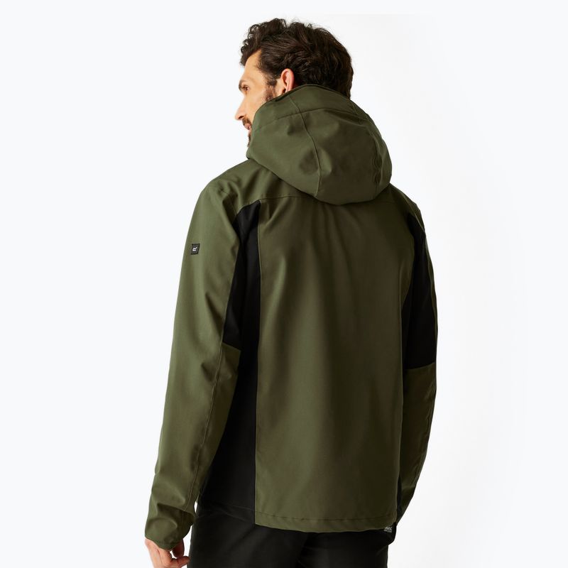 Herren Softshelljacke REGATTA Birchdale II olive night/black 3