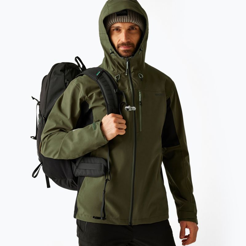 Herren Softshelljacke REGATTA Birchdale II olive night/black 4