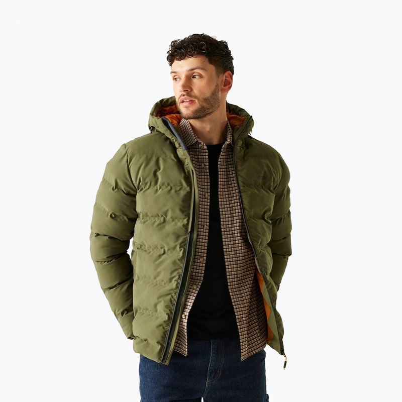 Gefütterte Herrenjacke REGATTA Altoro Thermal olive night 4