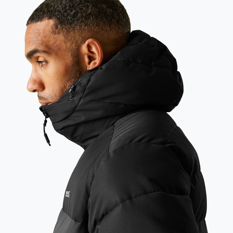 Gefütterte Herrenjacke REGATTA Aldthron ash/black 4