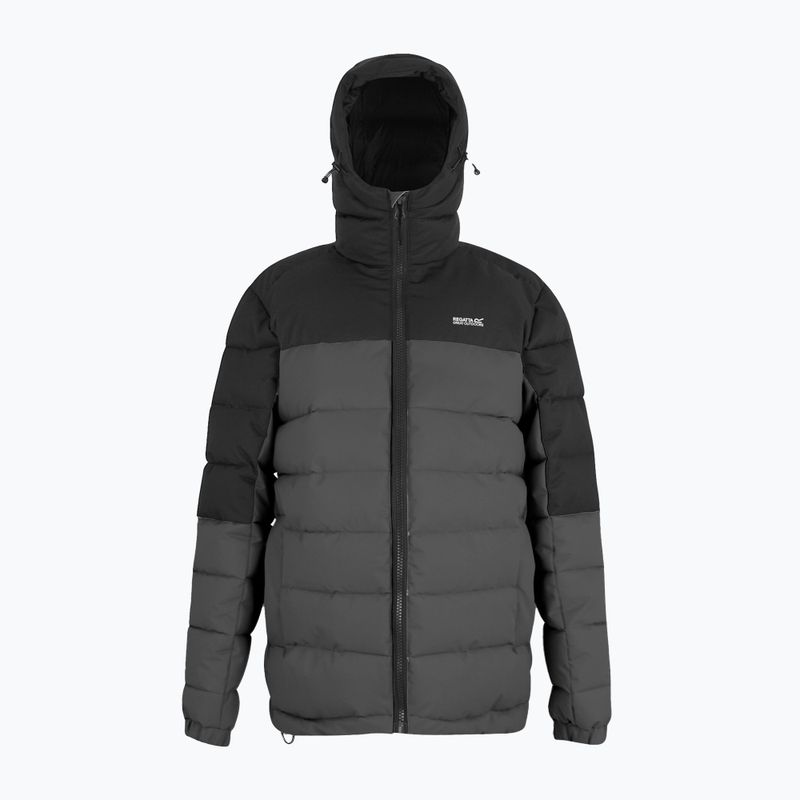 Gefütterte Herrenjacke REGATTA Aldthron ash/black 8