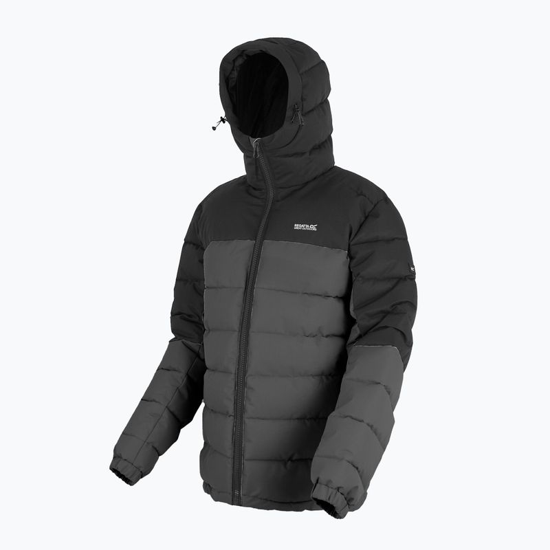 Gefütterte Herrenjacke REGATTA Aldthron ash/black 10
