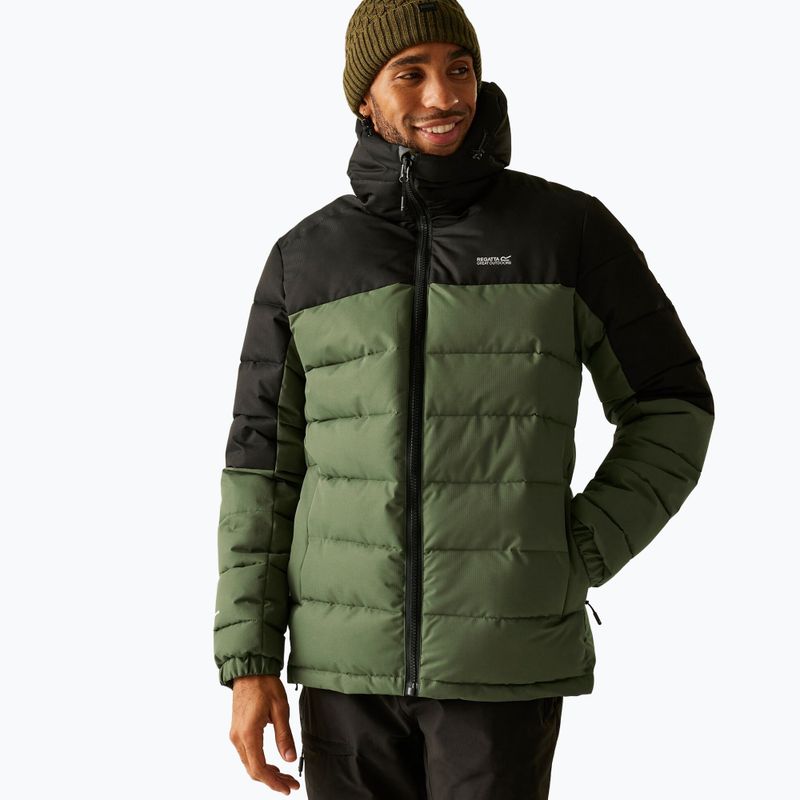 Herren-Steppjacke REGATTA Aldthron olive night/black