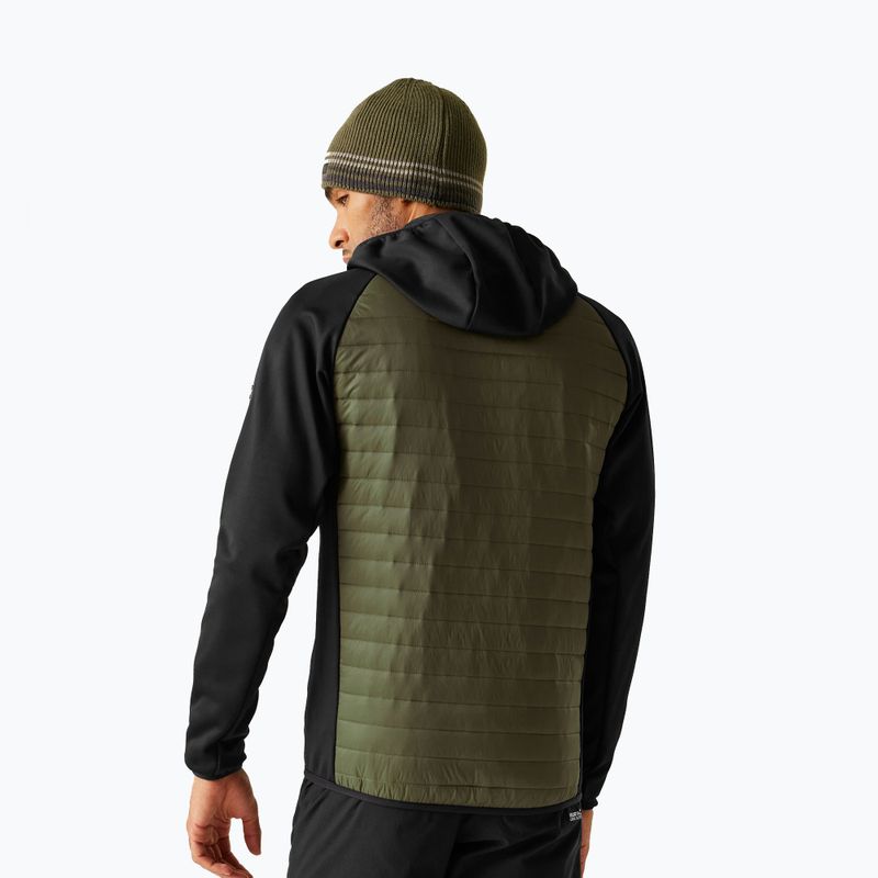 Herren-Hybridjacke REGATTA Andreson Hybrid olive/night black 3