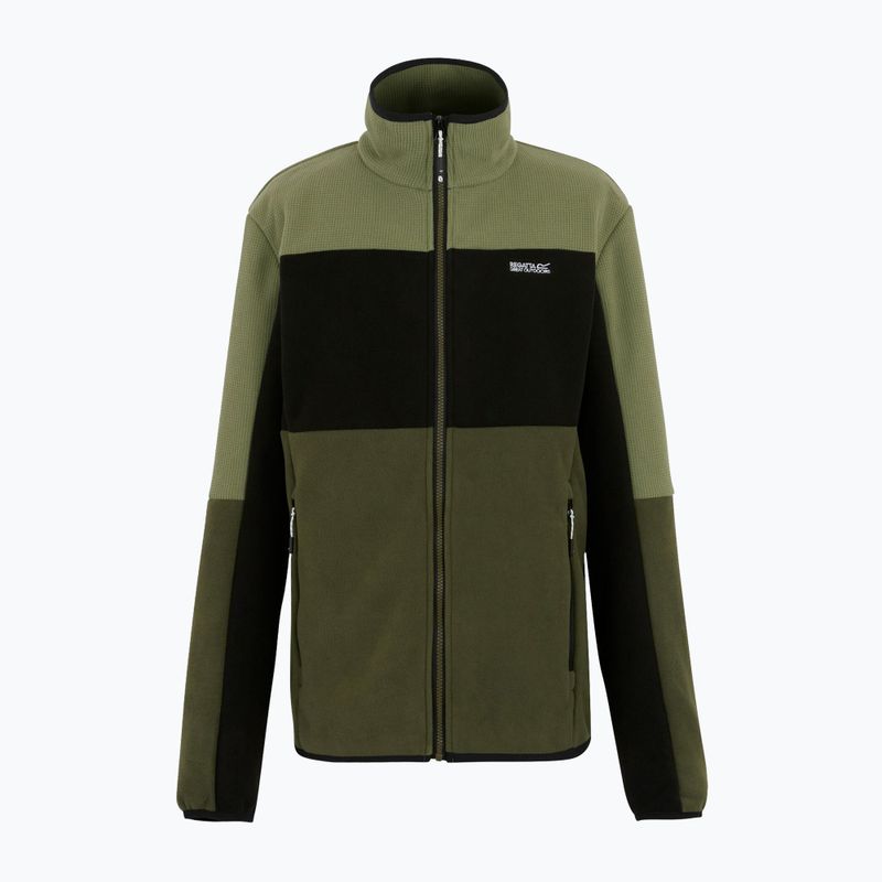 Herren Fleecejacke REGATTA Ormont oil green/black/olive night 5