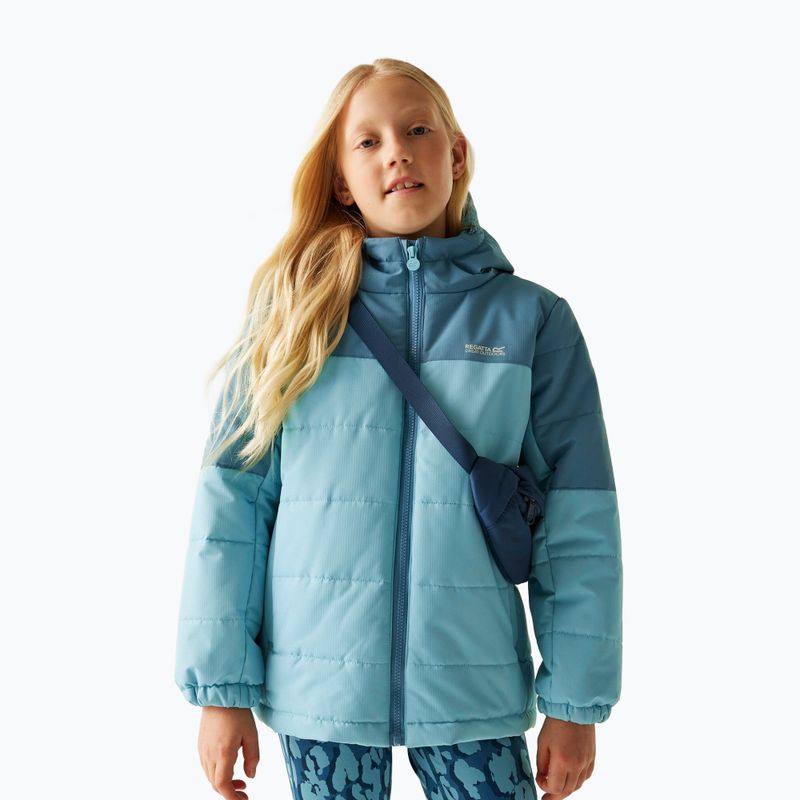 Gefütterte Kinderjacke REGATTA Lofthouse Storm Blue/Nordic Blue 4