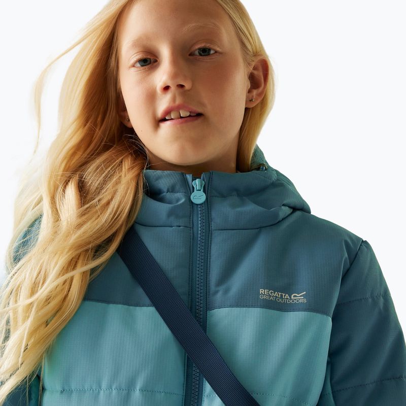 Gefütterte Kinderjacke REGATTA Lofthouse Storm Blue/Nordic Blue 9