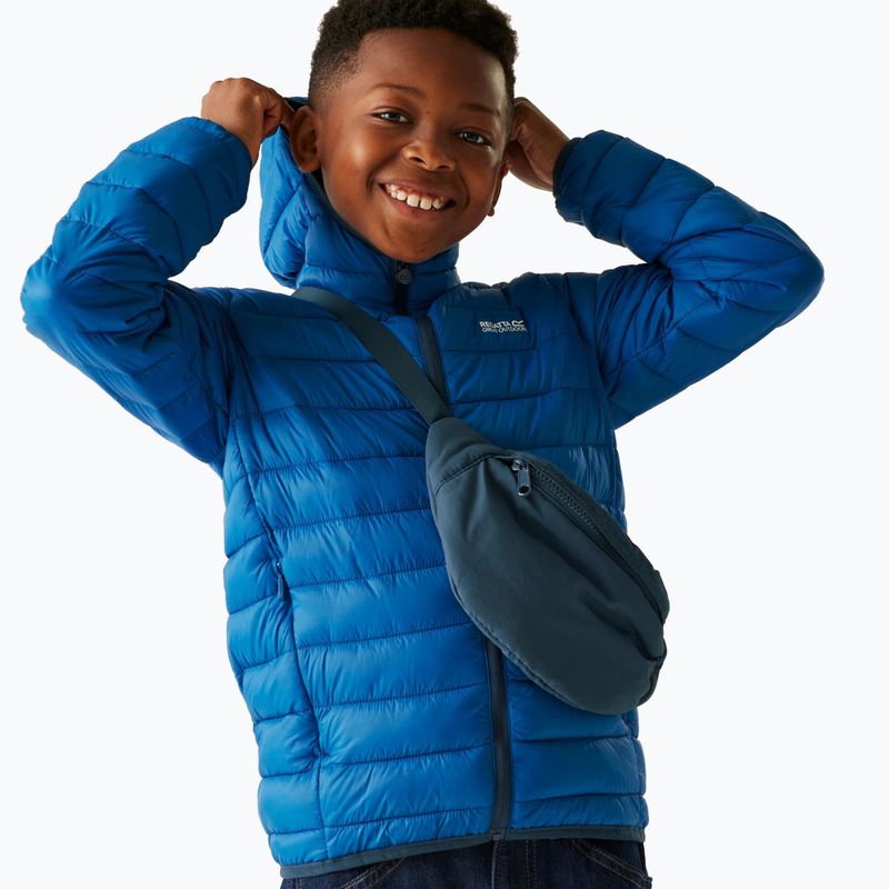 Kinderjacke REGATTA Hooded Marizion snorkel blue/moonlight denim 8