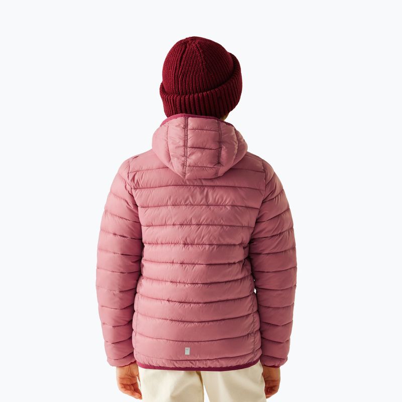 Kinderjacke REGATTA Hooded Marizion dusty rose/dark pimiento 6
