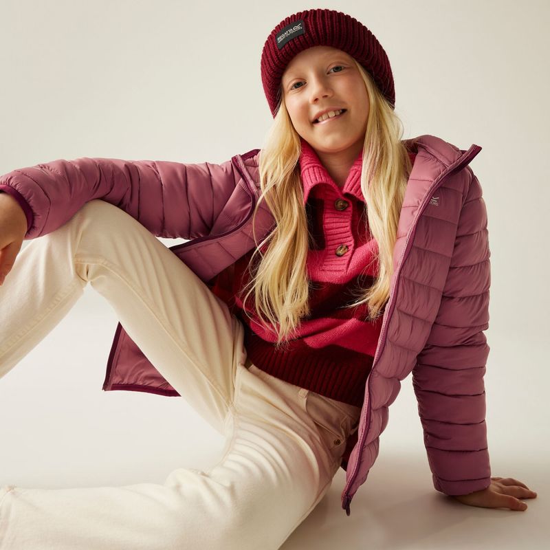 Kinderjacke REGATTA Hooded Marizion dusty rose/dark pimiento 9
