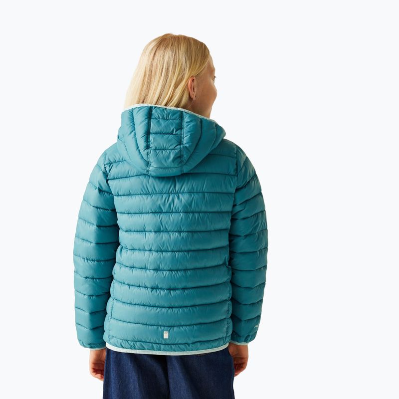 Kinderjacke REGATTA Hooded Marizion storm blue/nordic blue 6