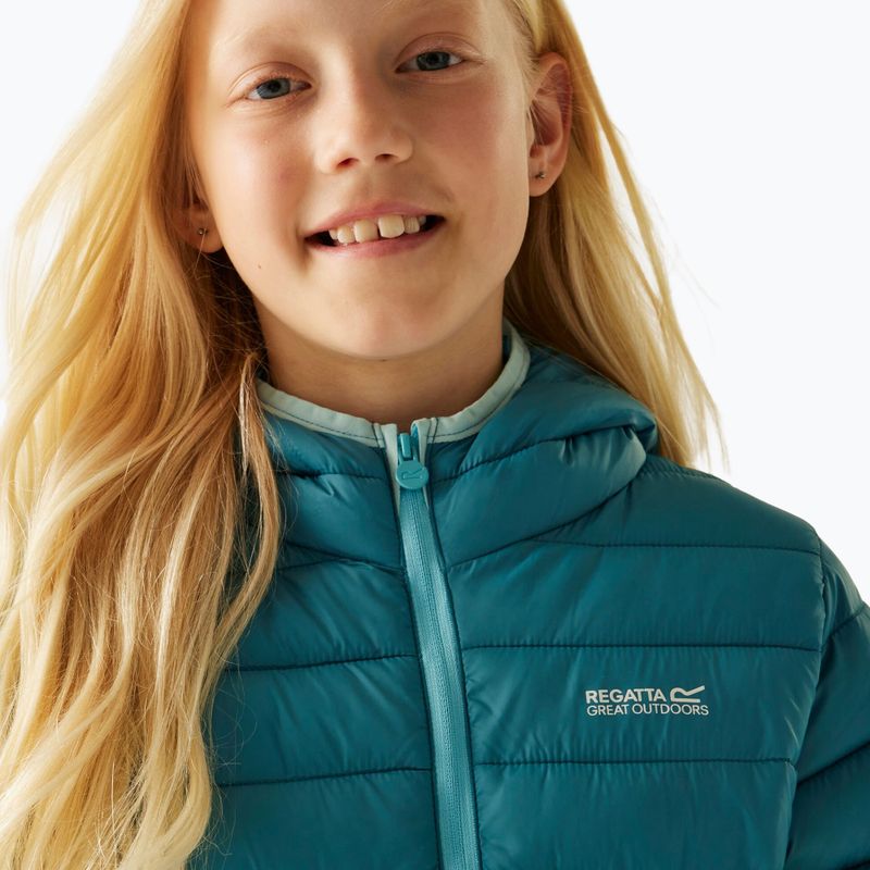 Kinderjacke REGATTA Hooded Marizion storm blue/nordic blue 7