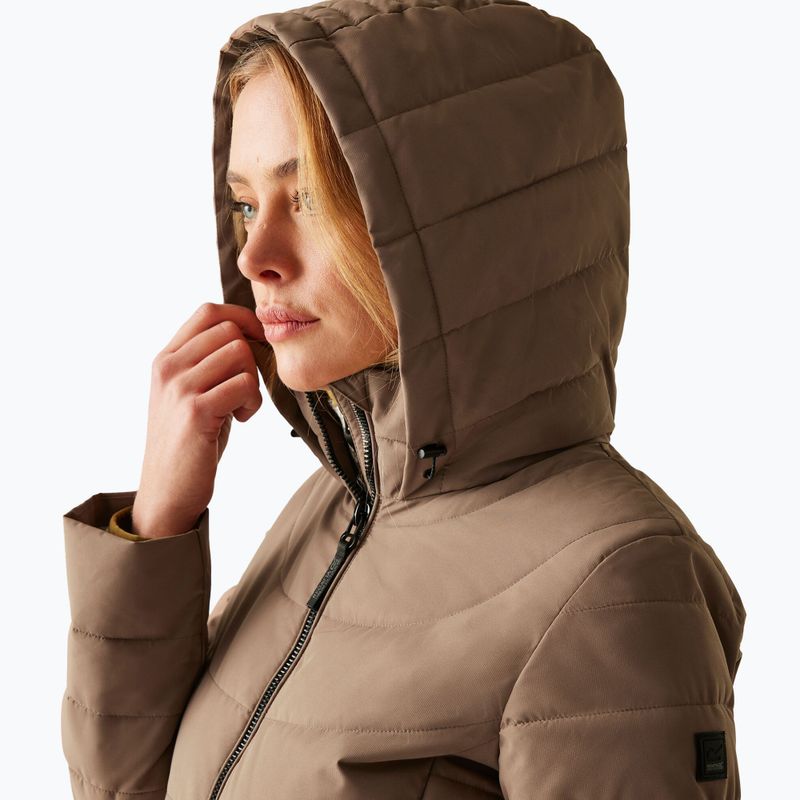 Gefütterter Damenmantel REGATTA Andria mocha/perfectly pale 4
