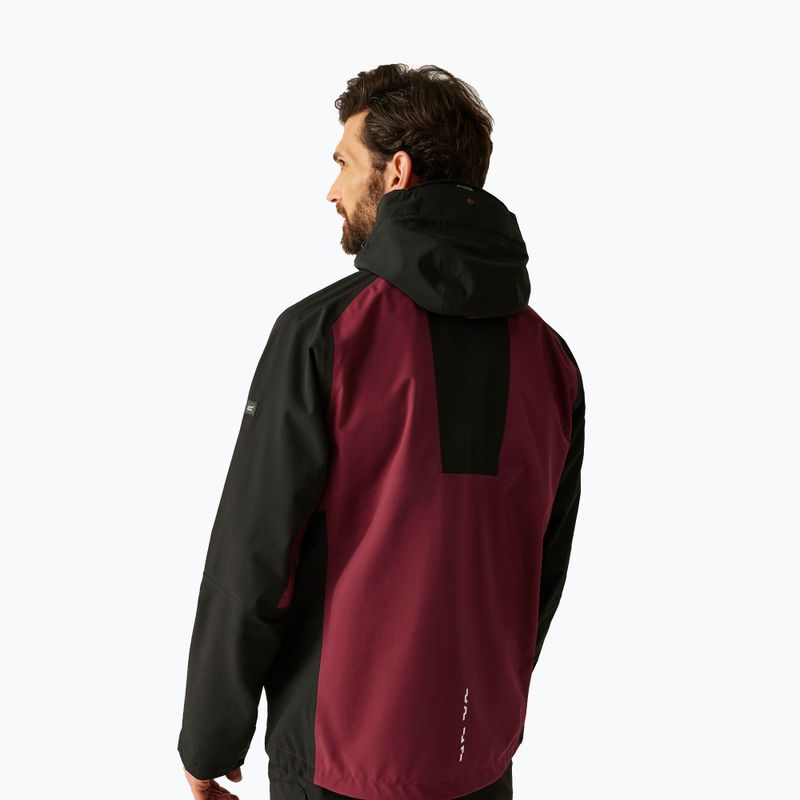 3-in-1 Herrenjacke REGATTA Sacramento dark maroon/black 3