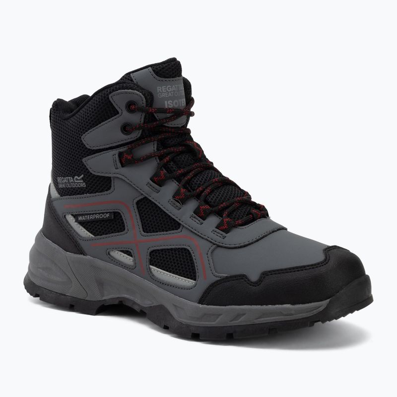 Herren-Wanderschuhe REGATTA Vendeavour granite/rio red