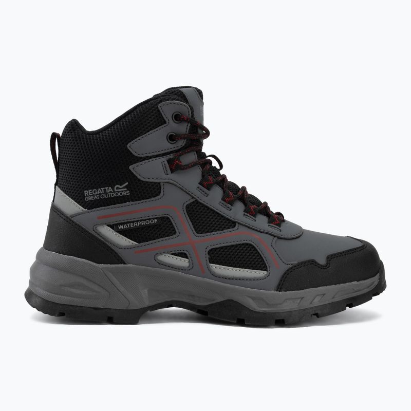 Herren-Wanderschuhe REGATTA Vendeavour granite/rio red 2
