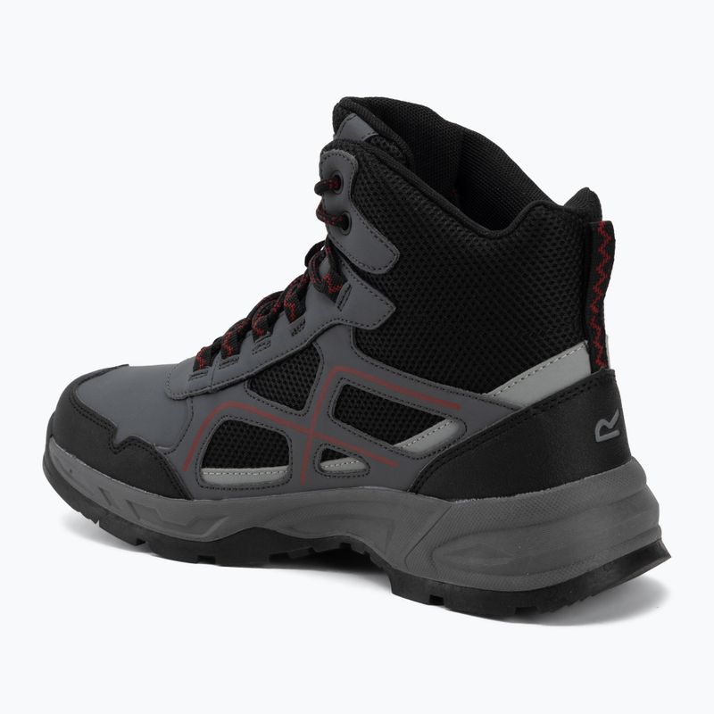 Herren-Wanderschuhe REGATTA Vendeavour granite/rio red 3
