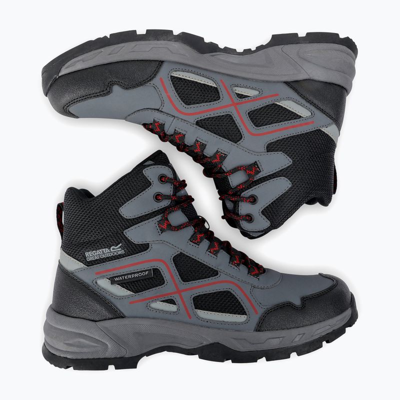 Herren-Wanderschuhe REGATTA Vendeavour granite/rio red 2