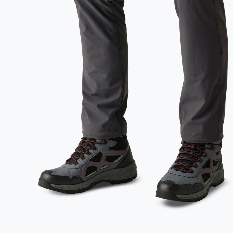 Herren-Wanderschuhe REGATTA Vendeavour granite/rio red 5
