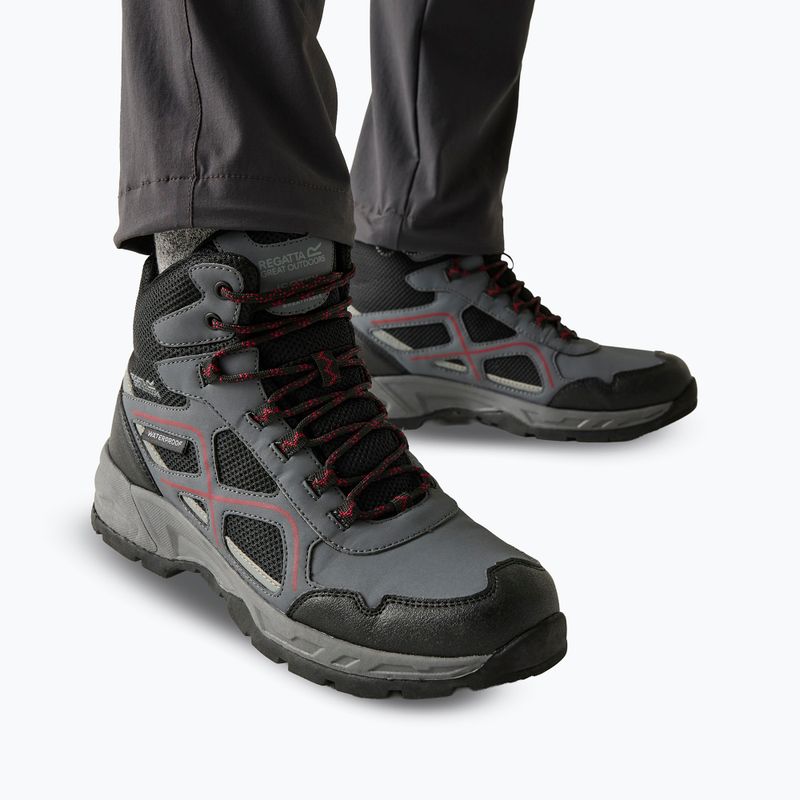 Herren-Wanderschuhe REGATTA Vendeavour granite/rio red 7