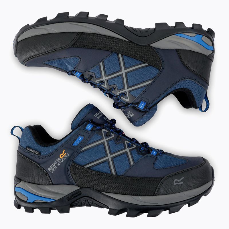 Herren Trekkingschuhe REGATTA Samaris III Low navy/snorkel blue 5
