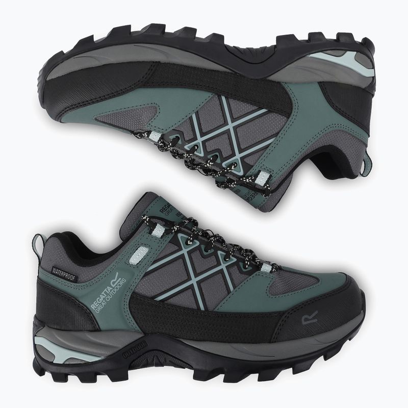 Trekkingschuhe Damen REGATTA Samaris III Low spruce green/granite 12