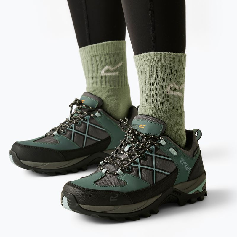 Trekkingschuhe Damen REGATTA Samaris III Low spruce green/granite 16