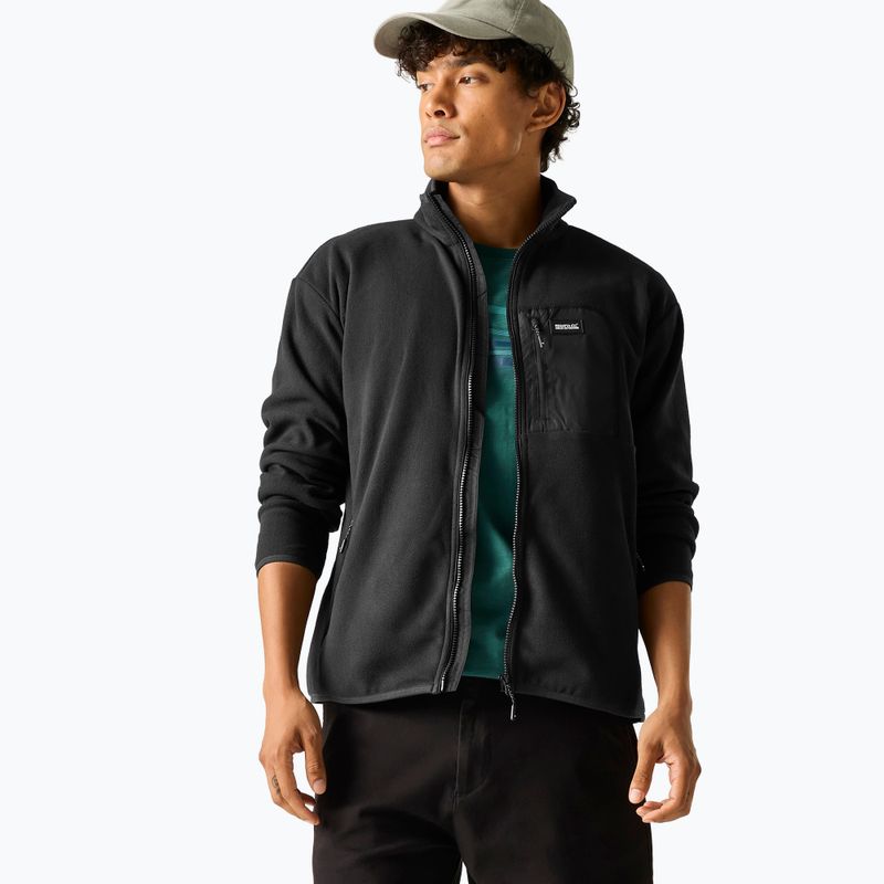 Fleecejacke für Herren REGATTA  Frankie Full Zip Fleece black/black 3