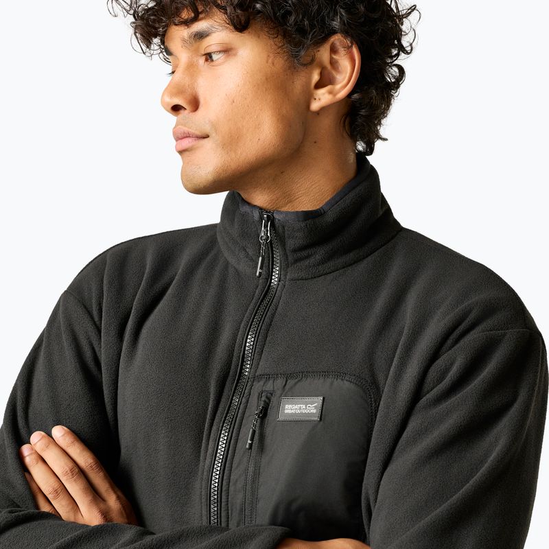 Fleecejacke für Herren REGATTA  Frankie Full Zip Fleece black/black 5