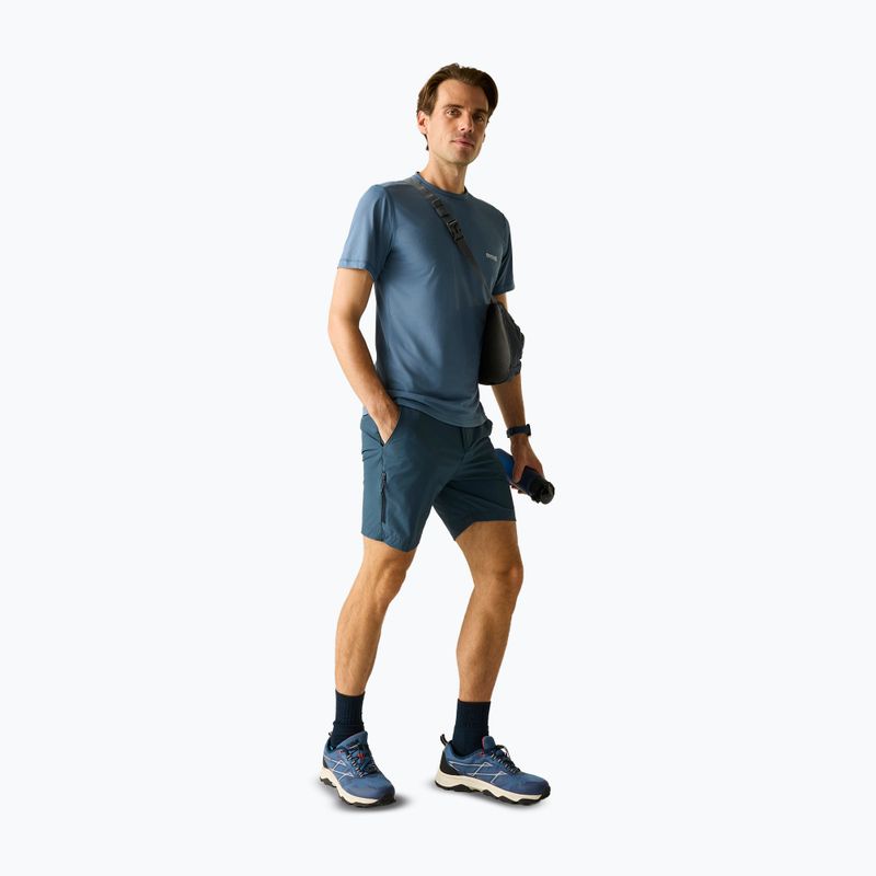 Herren-Trekking-T-Shirt REGATTA Mindoi Anti Insect china blue 2