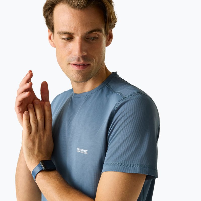 Herren-Trekking-T-Shirt REGATTA Mindoi Anti Insect china blue 4
