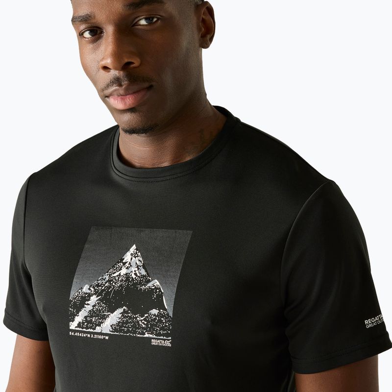 Trekkingshirt Herren REGATTA Fingal black 4