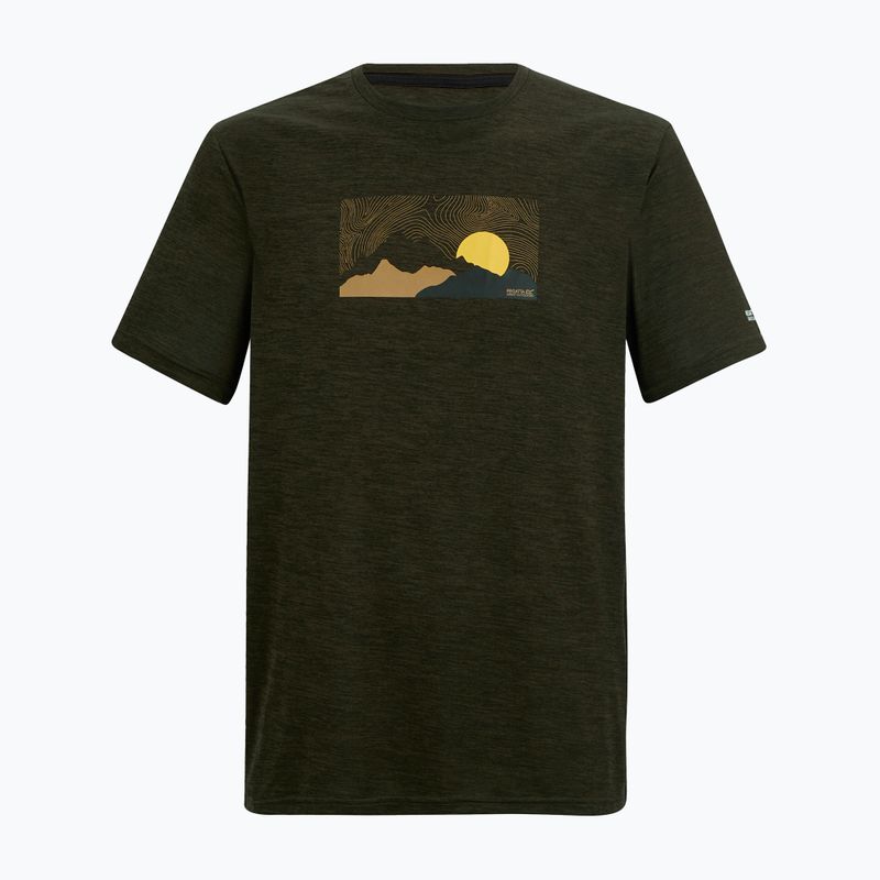 Trekkingshirt Herren REGATTA Fingal dark Khaki marl 5