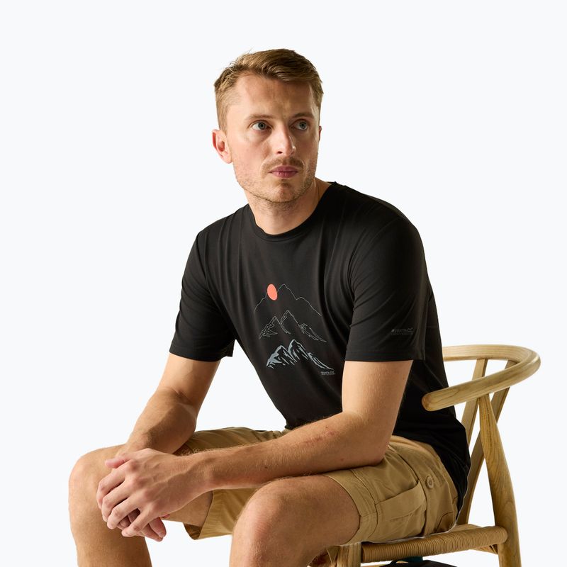 Trekkingshirt Herren REGATTA Fingal Stretch black 4