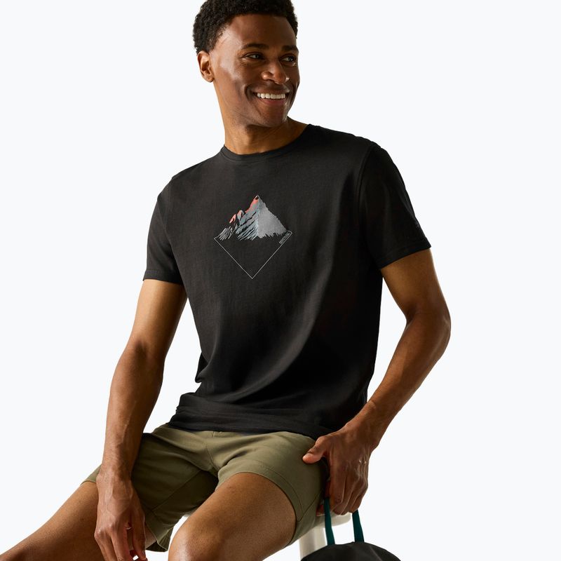 Herren-Trekkingshirt REGATTA Breezed black 4