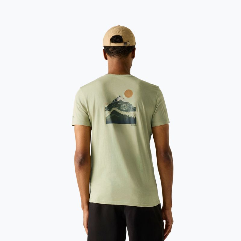 Herren-Trekkingshirt REGATTA Breezed light sage 3