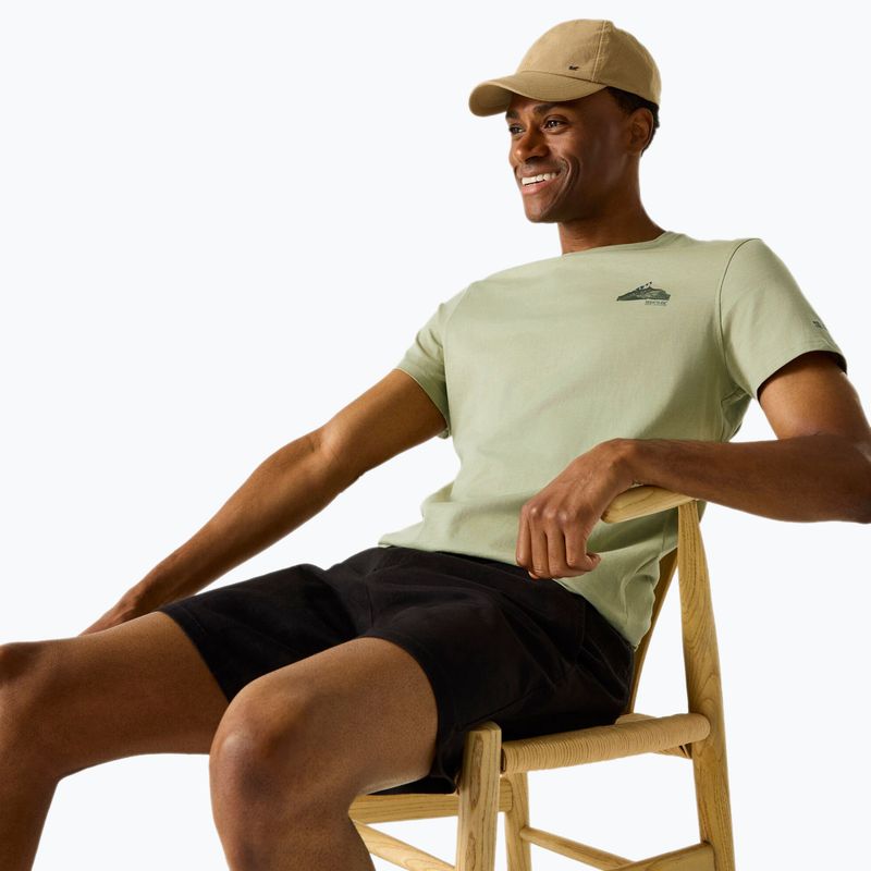 Herren-Trekkingshirt REGATTA Breezed light sage 4