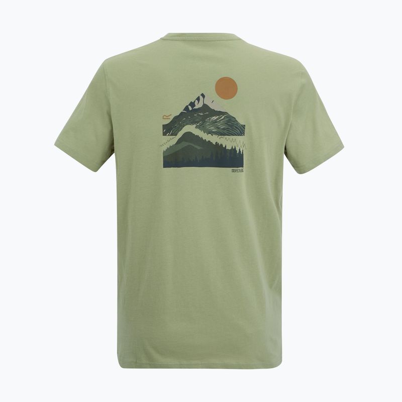 Herren-Trekkingshirt REGATTA Breezed light sage 6