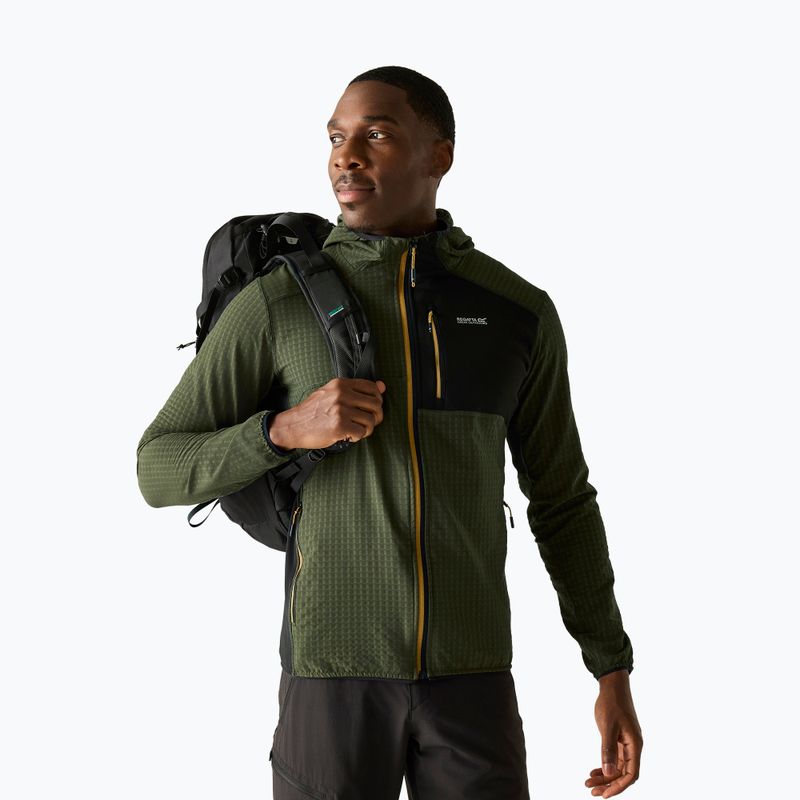 Fleecejacke für Herren REGATTA Alven dark khaki/black
