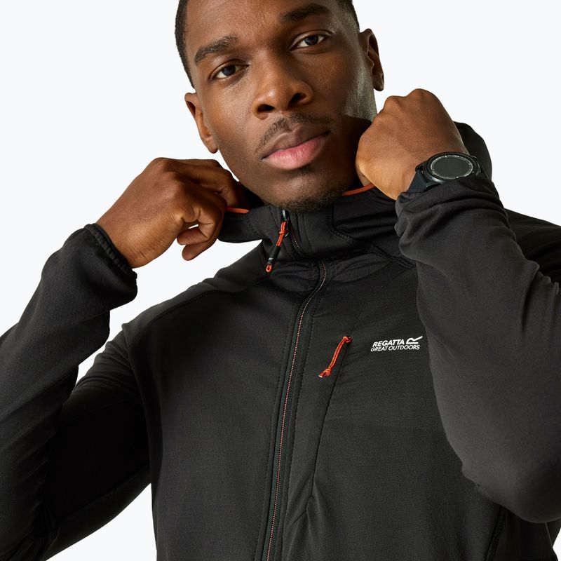 Herren-Trekkingsweatshirt REGATTA Kadley Midlayer black 5