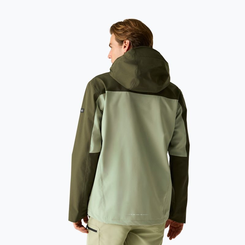 Herren-Regenjacke REGATTA Waterproof Shell Bosfield light sage/dark khaki 3