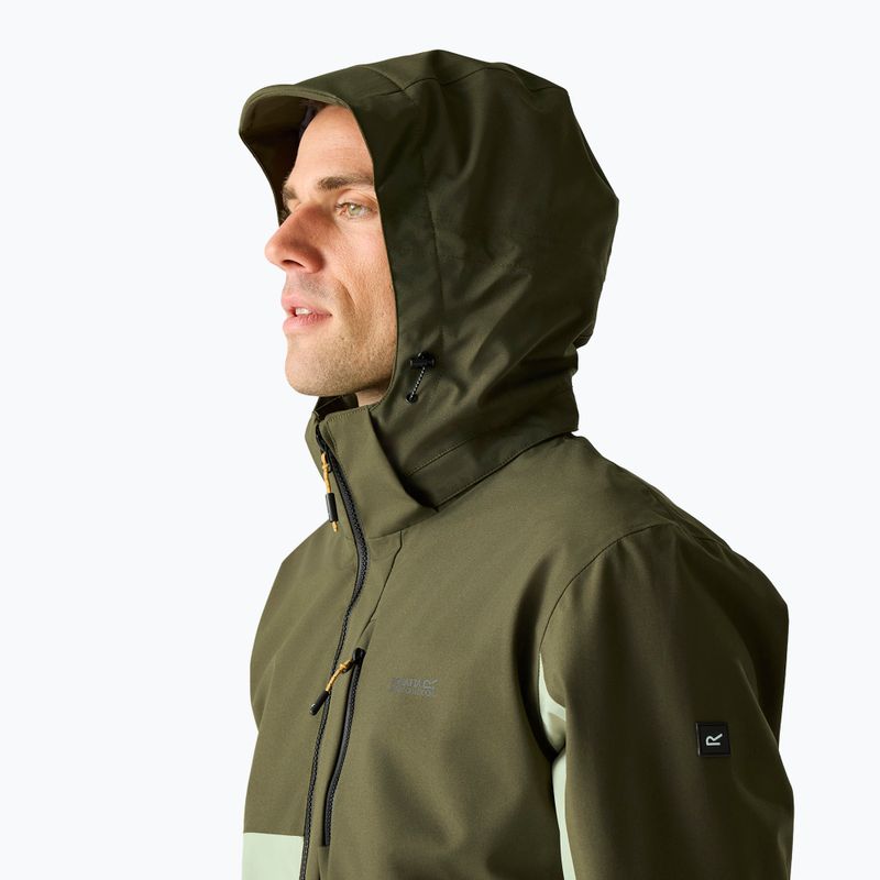 Herren-Regenjacke REGATTA Waterproof Shell Bosfield light sage/dark khaki 5