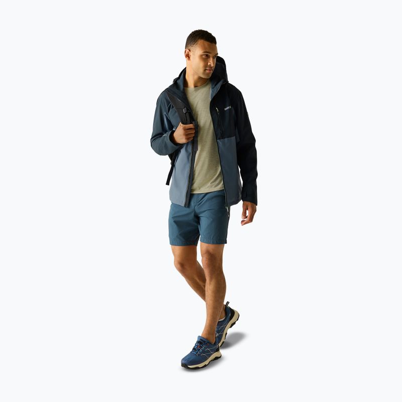 Herren-Regenjacke REGATTA Waterproof Shell Bosfield china blue/night sky 2