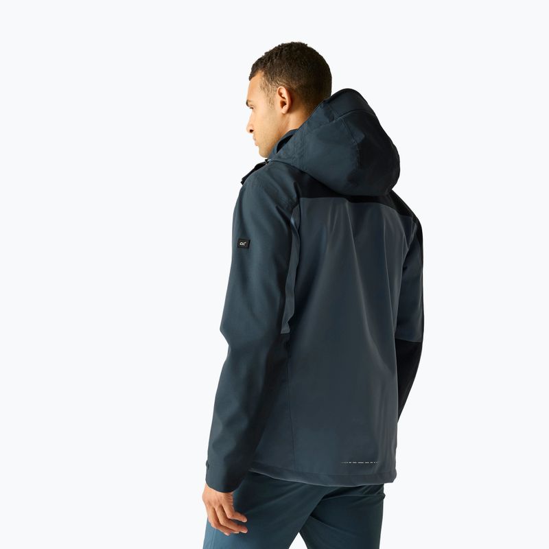 Herren-Regenjacke REGATTA Waterproof Shell Bosfield china blue/night sky 3