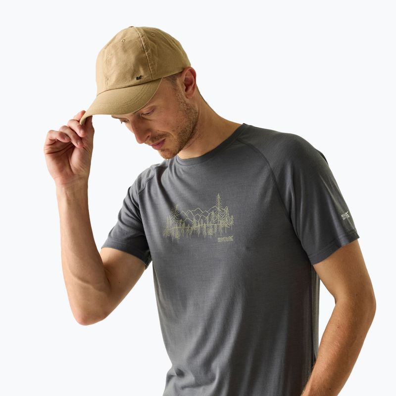 Herren-Trekkingshirt REGATTA Escade dark storm 4