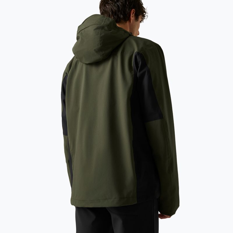 Herren-Regenjacke REGATTA Birchdale II dark khaki/black 4