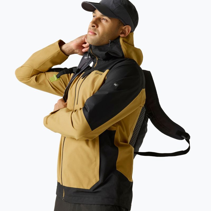 Herren-Regenjacke REGATTA Highton Stretch IV wood brown/black 5