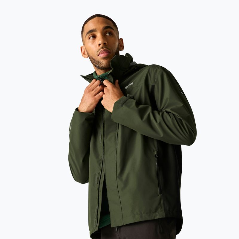 Softshell-Jacke für Herren REGATTA Matt II dark khaki/black 4