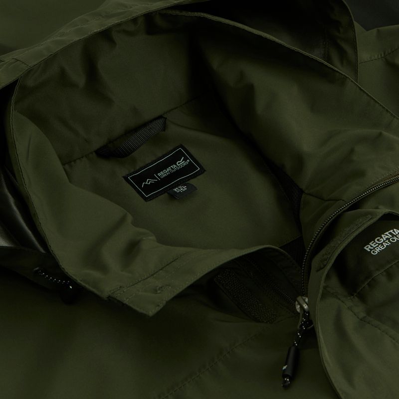 Softshell-Jacke für Herren REGATTA Matt II dark khaki/black 11
