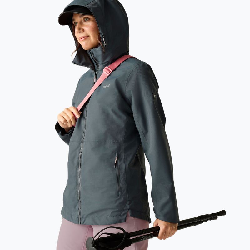 Damen-Regenjacke REGATTA Hamara IV dark storm 4